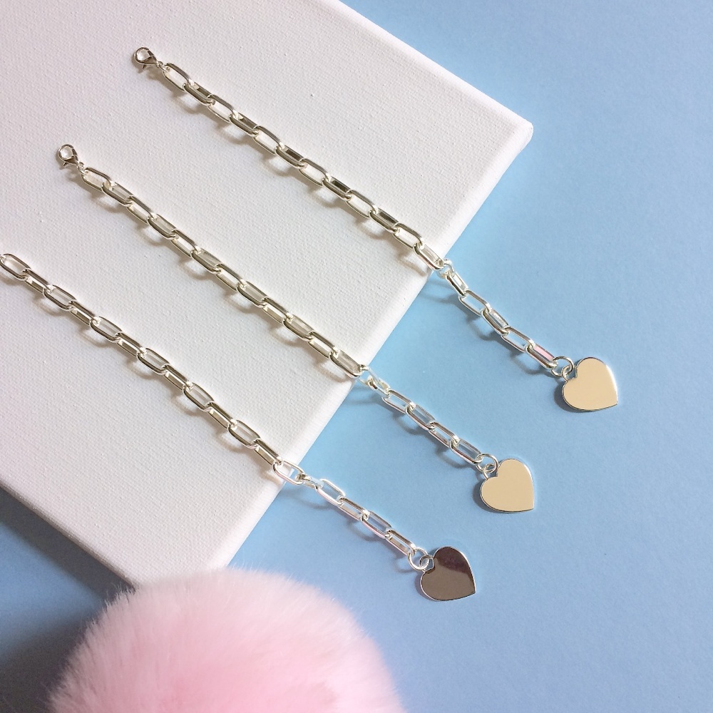 Heart Charm Bracelet